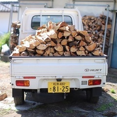 薪、軽トラック山盛り5