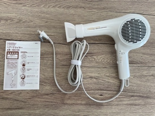 【美品】マイナスイオンヘアドライヤー