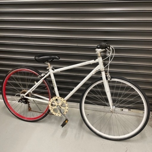 クロスバイク　ホワイト　約155cm〜