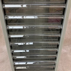 引き出し　収納　レターケース　引き出し18段　スチール棚　ナカバヤシ　AVANTTE-V2 シール跡あり　中古品の画像