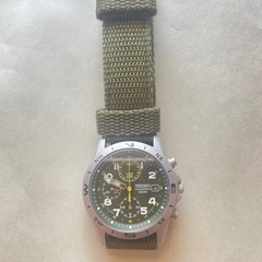 SEIKOクロノグラフミリタリーウォッチ