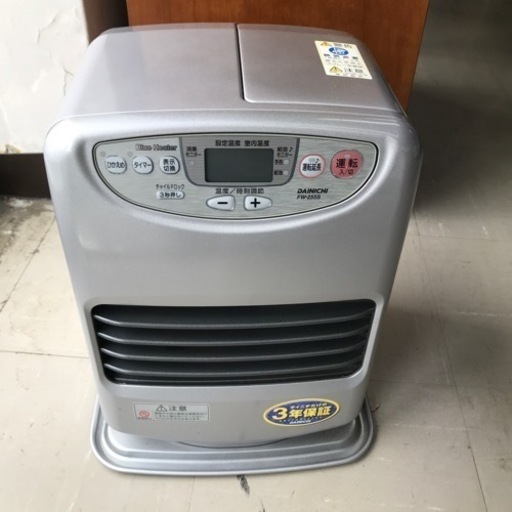 k2310-267 ダイニチ ブルーヒーター FW-255S 2009年製 通電のみ確認済 キズ汚れ有り 現状渡し