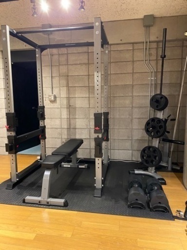 【購入総額55万円本格トレーニングセット】パワーラック、フレックスベルなど16点