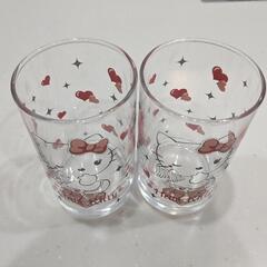 【未使用】キティちゃんのグラス(２個セット)の画像