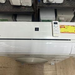 K04565　シャープ　2018年製　中古エアコン　主に6畳用　冷房能力　2.2KW ／ 暖房能力　2.5KW