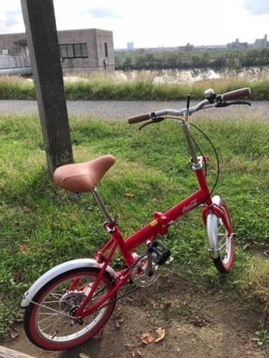 コカコーラの非売品折りたたみ式コンパクト自転車