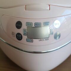 ハートライスクッカー LRCK-401 ハート型炊飯器 3.5合炊き アズマの画像