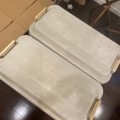 無印良品　ポリプロピレン頑丈収納ボックス特大2個