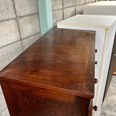 松本民芸家具 ミズメザクラ無垢材 4段チェスト クラシック 和モダン