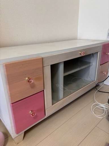 テレビボード カラフル