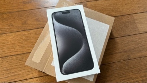 iphone 15 pro MAX ブラックチタニウム256GB appleストア購入正規品