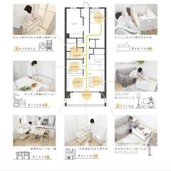 ベビーベッド(可動)リリワゴンの画像