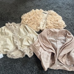 結婚式などのボレロ3点セット