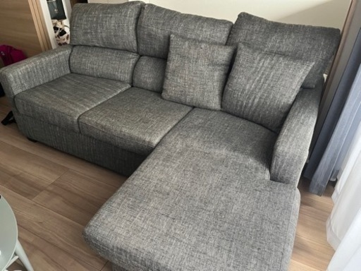 【値下げ可能】3人掛けカウチソファ