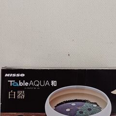 最終値下げ、テーブルアクア　和　白器(アクアリウムスターターセット)の画像
