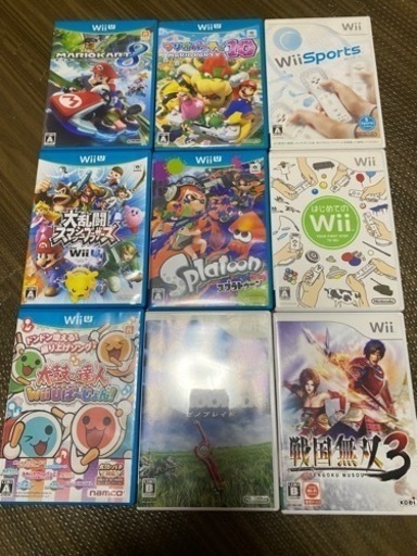 【受取者決定済】Wii U セット+ソフト9本付