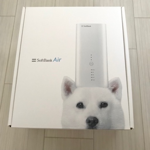 SoftBankAIR4 端末本体、LANケーブル、充電ケーブル、説明書セット