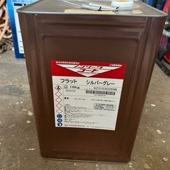 シート防水の保護塗料！  シルバーグレー