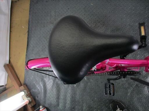 D55★14800円★美品★　折りたたみ中古自転車【20インチ ピンク　キャプテンスタッグ 】
