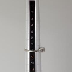 プラチナ900 天然ダイヤモンドリングの画像