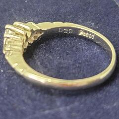 プラチナ900 天然ダイヤモンドリングの画像