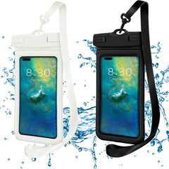 スマホ防水ケース　2個セット　色：黒と白