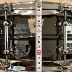 ドラムスネア⭐️ラディック（Ludwig） ブラックビューティー　ハンマード仕上げの画像