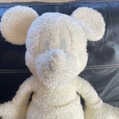 白ミッキーマウス⭐︎レトロ？Lサイズの画像