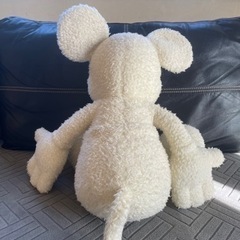 白ミッキーマウス⭐︎レトロ？Lサイズの画像