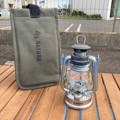 キャンプ用品 NATURA & C&C.P.H. 小型ランプとケース