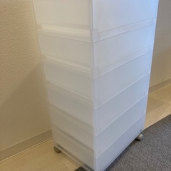 無印良品 PPケース 引き出し6段　デスク下収納