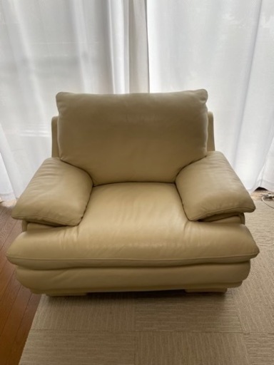 IDC 大塚家具　L/S COMFORT03（エルエス コンフォート）本革ソファ