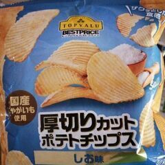 厚切りカットポテトチップス（塩味）65g☓35袋
