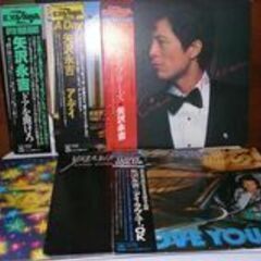 3CD/Wカセット/レコードプレイヤー/FM:AMラジオ（LW-323　ミニコンポ）◆プラス◆YAZAWA◆　　矢沢永吉　LP盤　6枚セット　　◆YAZAWA◆の画像