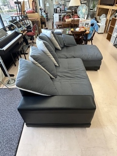 美原店　美品　カウチソファ(キングダム3KD) ニトリ NITORI