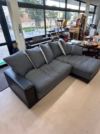 美原店 美品 カウチソファ(キングダム3KD) ニトリ NITORI