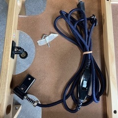 ☆シーズンで使い分け出来る!!☆ 激安!! ニトリ こたつテーブル タナコタC 家具調こたつの画像