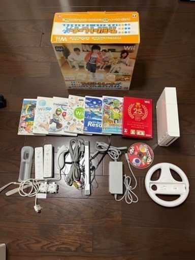 任天堂　Wii本体＆ソフト8本セット