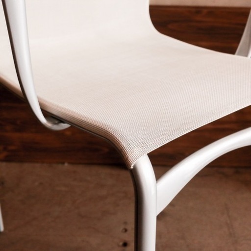 《売約済》【運搬無料サービスあり！】　◆カッシーナixc取扱い◆Alias アリアス◆アルベルトメダ◆ハイフレーム◆スタッキングチェア◆白◆ダイニング　ホワイト　メッシュ　アームレス　チェア　椅子　イス　【Cassina ixc / ALIAS  正規品】Cassina ixc./ALIAS HIGHFRAME ハイフレーム スタッキングチェア