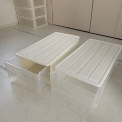 押入れ収納　衣装ケース　引き出し式　２個セット