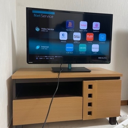 東芝 REGZA 32型　テレビ台セット