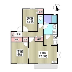 ⭐️初期費用8万円！⭐️キッチン便利で間取りもGOOD【2LDK...