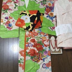 全国発送相談★最終価格。着物セット②　金銀刺繍の帯が豪華です　☆...