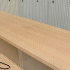 配達先決定🚚　設置・無料配達します🚚定価12万　ニッセン　高級キッチンカウンター　食器棚　の画像