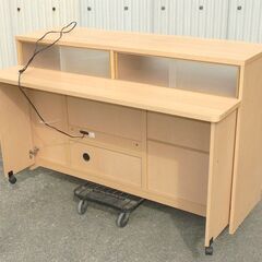 配達先決定🚚　設置・無料配達します🚚定価12万　ニッセン　高級キッチンカウンター　食器棚　の画像