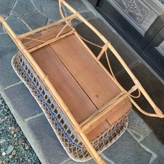 レトロ赤ちゃん寝床(値下の画像