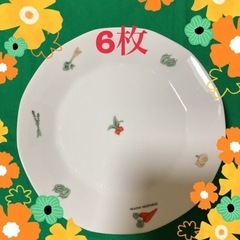 ☆HEALTHY VEGETABLE 大皿 6枚