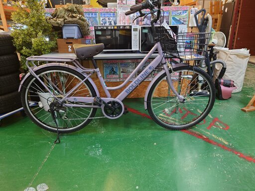 愛品倶楽部柏店】アサヒボールドライン26インチ自転車6段変速