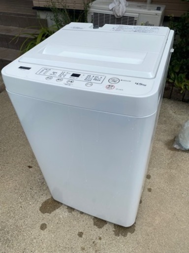 お薦め品‼️分解洗浄済み‼️YAMADA洗濯機4.5kg 2021年