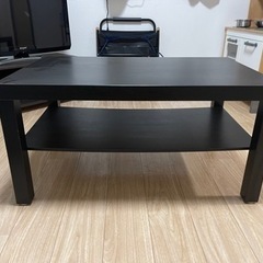 IKEA テーブル　黒の画像